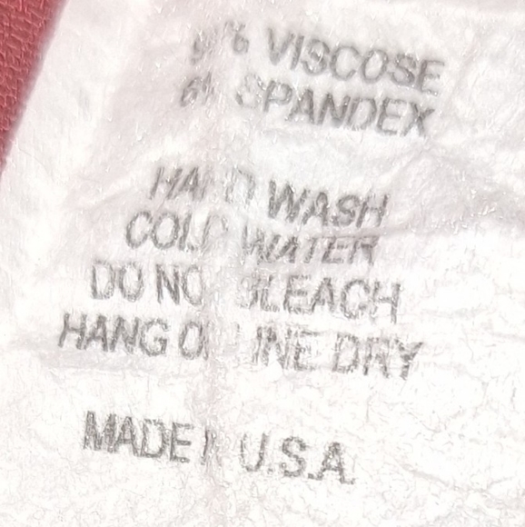 Coveted clothing stretchy redchevron dress medium *C1 - Picture 5 of 6